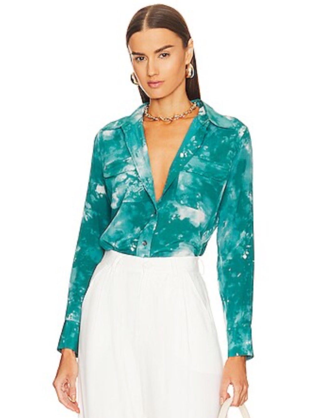 Equipment Button down top (xs)